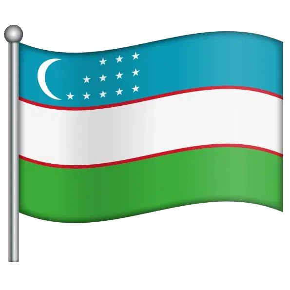 Uzbekistan Flag