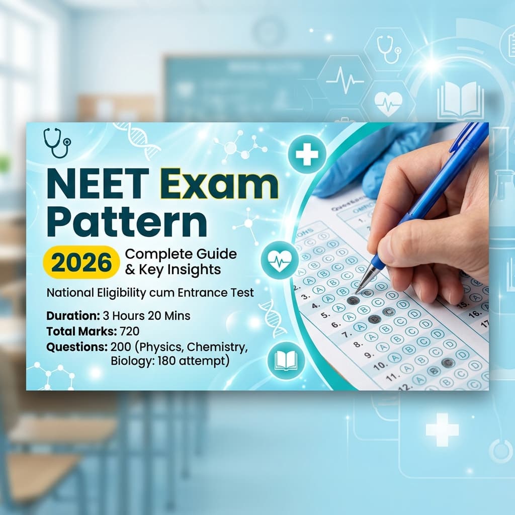 NEET Exam Pattern 2026 Banner